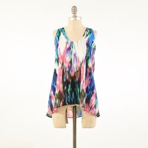 Askari Colorful Open-Back Hi/Low Hem Tank